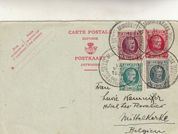 Belgio, Carte Intero Postale Reponse. Middelkerke 1926 - Buoni Risposta Internazionali (Coupon)