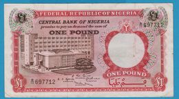 NIGERIA 	1 Pound 4 Signatures	1967	B11 697712 P# 8 - Nigeria