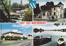 95  SOISY SOUS MONTMORENCY / MULTIVUES AVEC BLASON - Soisy-sous-Montmorency