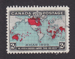 Canada, Scott #86, Used, Map, Issued 1898 - Usados