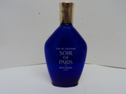 BOURJOIS " SOIR DE PARIS " FLACON EDC  VIDE  10 CM BC INCLUS  LIRE ET VOIR !! - Miniatures Femmes (sans Boite)