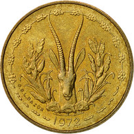 West African States, 5 Francs, 1972, TTB+, Aluminum-Nickel-Bronze, KM:2a - Côte-d'Ivoire