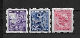 LOTE 2148 A  ///  BOHEMIA Y MORAVIA   YVERT Nº:  107/109 - Nuevos