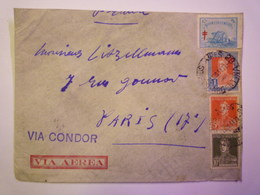 ENVELOPPE  Au Départ De  BUENOS AIRES  à Destination De  PARIS  1935    - Lettres & Documents