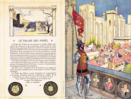 Menu Publicitaire Champagne Charles Heidsieck Reims Palais Des Papes Le Pont D' Avignon (2 Scans) - Menus