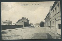 Brugelette. Place De La Gare. Station.  Voir Belle Oblitèration Au Dos. - Brugelette