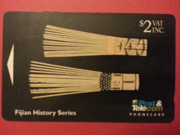 FIJI TELECOM 2$ Historical Artifacts I Serusasa SN 06FJB état Courant (BF1217) - Fiji