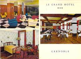 38 - GRENOBLE : Multivues - Le GRAND HOTEL - Jolie CPSM Grand Format - Isère - Grenoble