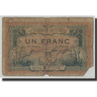 France, Valence, 1 Franc, 1915, AB+, Pirot:127-3 - Chambre De Commerce