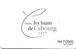@ + CLEF D'HÔTEL : Thalazur - Bains De Cabourg - Hotelzugangskarten