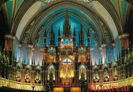 MONTREAL - The Magnificent Blue Of The Interior Of The Notre Dame Basilica - Moderne Kaarten