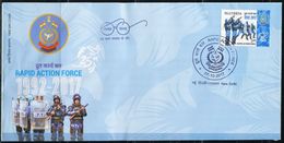 PA1948 India 2017 Riot Forces Stamped Glasses On First Day MNH - Unused Stamps