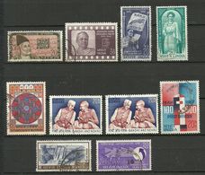 INDIA, 10 Older Stamps, O - Collezioni & Lotti