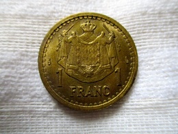 Monaco 1 Franc 1943 - 1922-1949 Luigi II