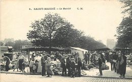 Delcampe - SAINT MANDE - Le Marché. - Saint Mande