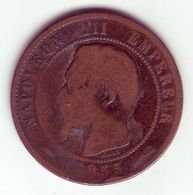 Napoléon III Tête Nue . 10 Centimes 1855 A - 10 Centimes