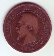 Napoléon III Tête Nue . 10 Centimes 1856 A - 10 Centimes