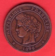 Cérès . 10 Centimes 1896 A . - 10 Centimes