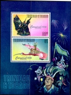 CARNIVAL-HUMMINGBIRDS-STORKS-MASKS-MS-TRINIDAD & TOBAGO-SCARCE-MNH-M2-47 - Carnival
