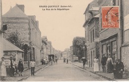 76 - LE GRAND QUEVILLY - La Rue De La République - Le Grand-Quevilly