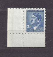 Bohemia & Moravia Böhmen Und Mähren 1942 MNH ** Mi 101 Sc 74 Hitler. German Occupation. Ecke, Corner. - Neufs