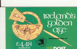 IRELAND, Booklet 33a, 1989, St Kilian / Golden Age - Carnets