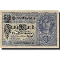 Allemagne, 5 Mark, 1917, KM:56a, 1917-08-01, SPL+ - 5 Mark