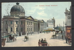 Queensland - Postkarte - Custom House Brisbane - Briefe U. Dokumente