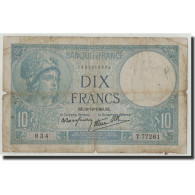 France, 10 Francs, 10 F 1916-1942 ''Minerve'', 1940, 1940-10-10, B - 10 F 1916-1942 ''Minerve''