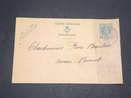 BELGIQUE - Entier Postal De Thuillies En 1929 , Repiquage Commercial Au Verso -  L 13691 - Postcards [1909-34]