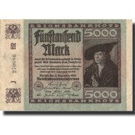 Allemagne, 5000 Mark, 1922, KM:81e, 1922-12-02, TTB+ - 5000 Mark