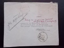 2633 - LE CAIRE, OFFICE DES TERRITOIRES OCCUPES OU CONTROLES TO YUGOSLAVIA - Cartas & Documentos