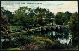 RB 1194 - Early Postcard - Ancient Bridge & Ford - Hampton-in-Arden Solihull Warwickshire - Autres & Non Classés