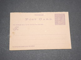 VICTORIA - Entier Postal Avec Réponse Non Circulé -  L 13715 - Cartas & Documentos