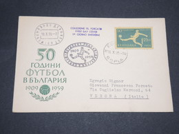 BULGARIE - Enveloppe FDC Football 1959 -  L 13717 - FDC