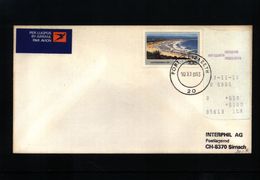 South Africa  Interesting Airmail Letter With Frama Label - Frama Labels