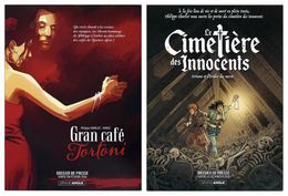 Dossier De Presse - Gran Café Tortoni + Le Cimetière Des Innocents - Philippe Charlot, Winoc, Xavier Fourquemin - Bamboo - Persboek