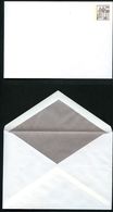 Bund PU111 A1/003 Privat-Umschlag SCHLOSS WOLFSBURG Innendruck Dunkelgrau 1980 - Enveloppes Privées - Neuves