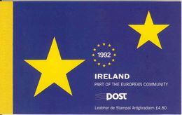 IRELAND, Booklet 43, 1992, Europa EEG / EEC - Carnets