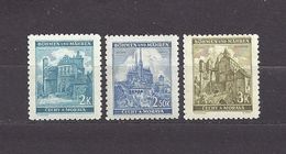 Bohemia & Moravia Böhmen Und Mähren 1941 MH * Mi 70, 71, 72 Sc 53abc Cities And Castles III. Städte III. - Ungebraucht