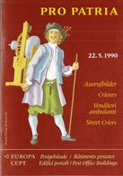 Switzerland / 1990 / Pro Patria / Street Criers / Philatelic Postage Stamps Prospectus, Leaflet, Brochure - Autres & Non Classés
