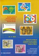 Switzerland / 1989 / Pro Sport / Philatelic Postage Stamps Prospectus, Leaflet, Brochure - Sonstige & Ohne Zuordnung