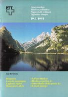 Switzerland / 1993 / Definitive / Mountain Lakes / Philatelic Postage Stamps Prospectus, Leaflet, Brochure - Autres & Non Classés