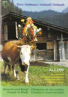 Switzerland / 1992 / Animals / Philatelic Postage Stamps Prospectus, Leaflet, Brochure - Autres & Non Classés