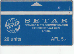 Aruba  Phonecard- SETAR Generic  - 60u - Fine Used - Aruba