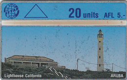 Aruba  Phonecard- Lighthouse  - 20u - Fine Used - Aruba