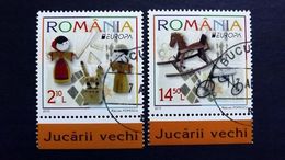 Rumänien 6950/1 Oo/ESST, EUROPA/CEPT 2015, Historisches Spielzeug - Used Stamps