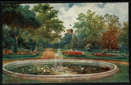 RB 1195 - J. Salmon Postcard - Terrace Garden - Warwick Castle Warwickshire - Warwick
