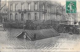 PARIS - Innondations De Janvier 1910 - La Ligne Des Invalides à Versailles - Inondations