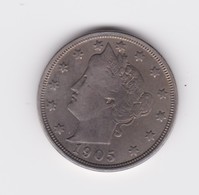 5 Cents USA   Liberty  1905 TTB - 1883-1913: Liberty